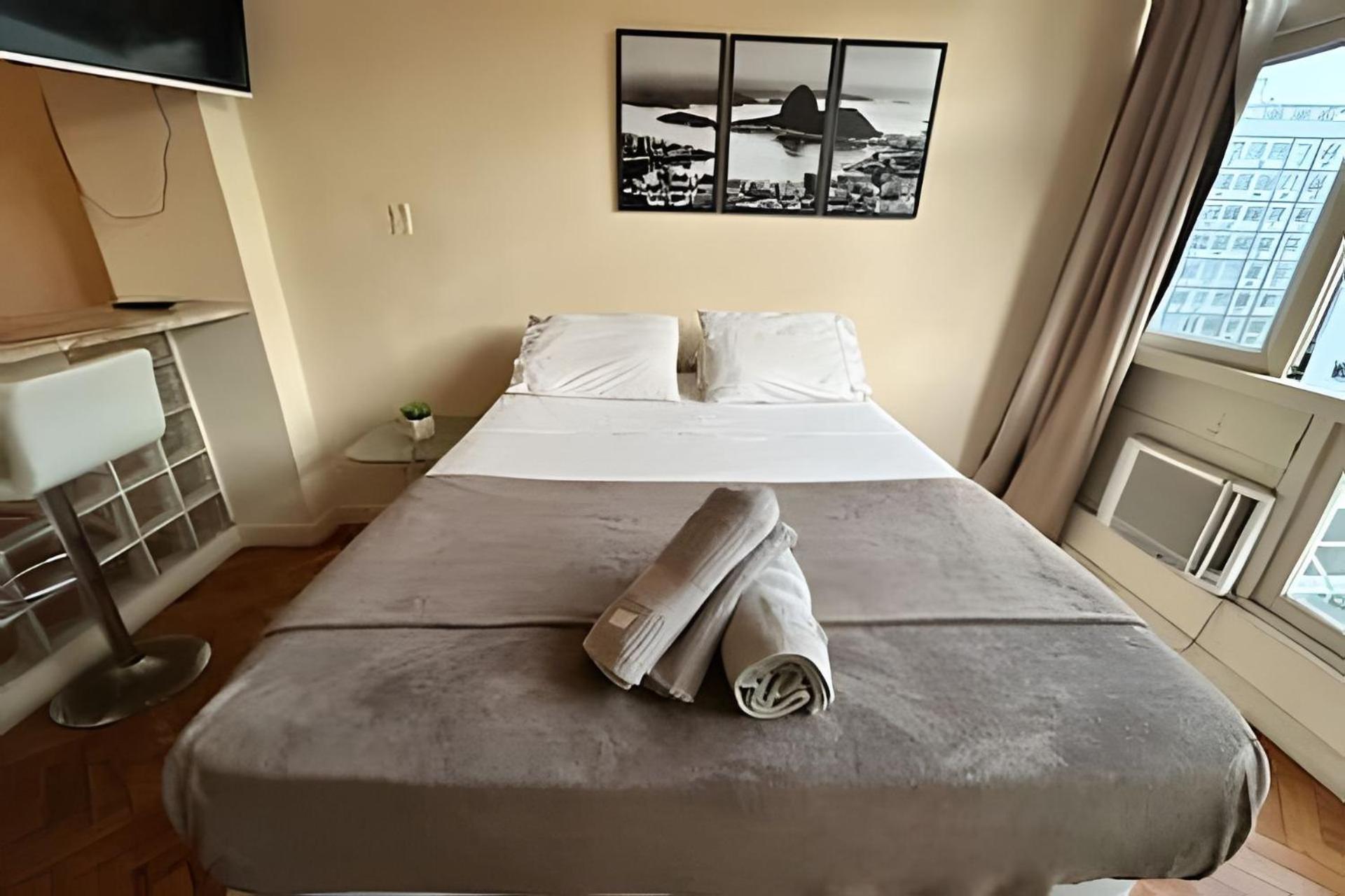 Apartamento Em Copacabana Com Vista Lateral Do Mar Rio de Janeiro Extérieur photo